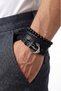 4 Pcs Real Leather Bracelet Anchor Design Black Genuine Leather Bracelet Fashion Bracelet