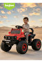 ROLO 12V Ride-On Jeep with Parental Control, Music & Lights, Kids 2–4 Years (Red)