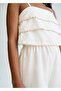 Girl's Ruffled Long Jumpsuit 6873 - 2