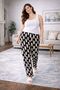 Women's Viscose Pocketless Battal Trousers Relaxed Cut Large Size - 3