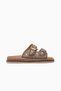 Woman stone detailed daily slipper 26y 26y225 beige