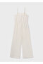 Girl's Ruffled Long Jumpsuit 6873 - 4