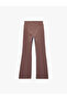 High Waist Slim Fit Flared Sports Leggings - 4