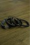4Pcs Real Leather Bracelet Tree of Life Design Black Genuine Leather Bracelet Fashion Bracelet - 3
