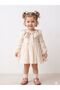Muslin Fabric Ruffle Collar Baby Dress