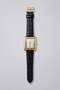 Men's Premium Vintage Leather Cord Wristwatch Silver - 2