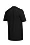Men's Crew Neck Patterned Short Sleeve Summer Knitwear Black T-Shirt Classic Pattern - 5315 - 6