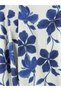 Floral A-Line Skirt with Zipper at the Waist - 6