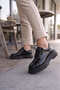 Rlx-A68 Lace-Up Patent Leather Men's Casual Sports Classic Shoes Rst - Black - 2