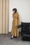 Quenn Model Coupra Model Fabric Belt Detailed Dress - 3