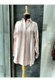 Oversize Striped Long Women's Shirt - 4