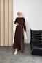 Quenn Model Coupra Model Fabric Belt Detailed Dress - 6