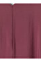 Pink V-Neck Modal Blend Dress - 7