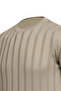 Men's Crew Neck Patterned Short Sleeve Summer Knitwear Stone T-Shirt Classic Pattern - 5315 - 5