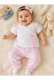 Cotton Summer Breathable 2-Piece Baby Set Pink White Stylish Comfortable Casual Baby Outfit - 3