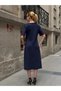 Lavivert Red Striped Oysho Dress with Slit Detail - 7