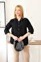 Plus Size Lace Linen Shirt with Collar and Ruffles - 4
