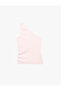 Cotton Camisole One-Shoulder Sleeveless Blouse - 3