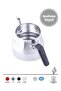 Mega Family Size Steel Teapot Black 4073 - 3