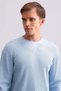 Egyptian Men's Cotton Long Sleeve Pajama Set Blue - 5