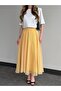 Yellow Chiffon Polka Dot Skirt - 0613 - 2
