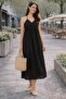 Halter Neckline Brode Detailed Maxi Dress - 2