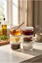 Set of 6 Glass Breakfast Containers with White Lids and Transparent Storage Jars 425 Cc - 3