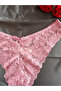 Lara Full Lace Front Bow Detailed Women's Underwear Bikini Model - 3