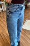 Dark Blue Straight Lycra Jean - 2