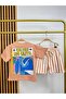 Boy's Salmon Color Suit with Back Print Detail - 3