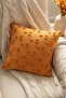 Orange Polka Dot Punch Decorative Throw Pillow Cover - 4