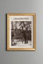 Historical Alphabet Lesson Scene - Vintage Patterned Frame - Slim Model
