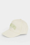 D8432A8Bg286 Beige Embroidered Cotton Cap Hat for Girls