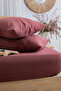 100% Cotton 2 Layer Muslin Elastic Sheet Set Natural Woven /Single - Double - King Size - 4