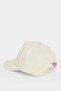 D8432A8Bg286 Beige Embroidered Cotton Cap Hat for Girls - 4