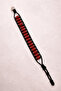 Natural Stone Bracelet for Women and Men - Tile Red Agate Leather Button Lock Natural Stone Bracelet - 2