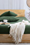 100% Cotton 2 Layer Muslin Elastic Sheet Set Natural Woven /Single - Double - King Size - 3