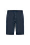 Men's Navy Blue Straight Fit Tie-Up Linen Shorts