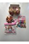 Girl's Accessory Set |   Plush Buckle, Mini Latch Buckle, Keychain and Transparent Bag Set - 2