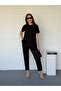 Lace Pieces in Modal Set, Black