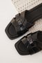Nashville Black Genuine Leather Women's Casual Slippers - 4