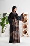 Abstract Print Abaya - 6