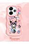 Xiaomi Redmi 13X Compatible Shockproof Simple Pink Silicone Phone Case Kuromi Pattern - 2
