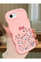 iPhone 6 Plus Compatible Shockproof Simple Pink Silicone Phone Case Cover Hello Kitty Pattern