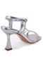 Dza07-33709 Silver 9 cm Stiletto Heel U Classic Women's Shoes - 4