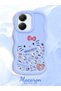 Poco X7 Pro Compatible Shockproof Simple Blue Silicone Phone Case Hello Kitty Pattern - 2