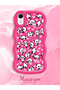 iPhone Xr Compatible Shockproof Simple Red Silicone Phone Case Panda Pattern - 2