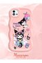 Realme C20 Compatible Shockproof Simple Pink Silicone Phone Case Kuromi Pattern - 2