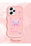 Redmi Note 12 Pro 5g Compatible Shockproof Simple Pink Silicone Phone Case Butterfly Pattern - 2