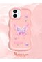 Samsung Galaxy A06 Compatible Shockproof Simple Pink Silicone Phone Case Butterfly Pattern - 2